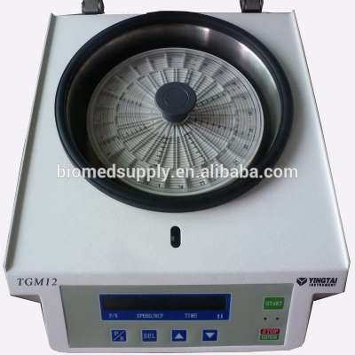 High Quality Tabletop Micro hematocrit Centrifuge with 75mm capillary tube